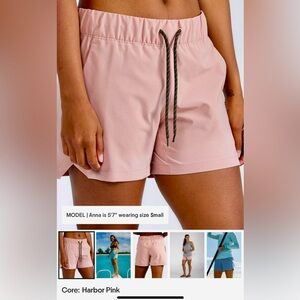 Free fly swell shorts in harbor pink size L